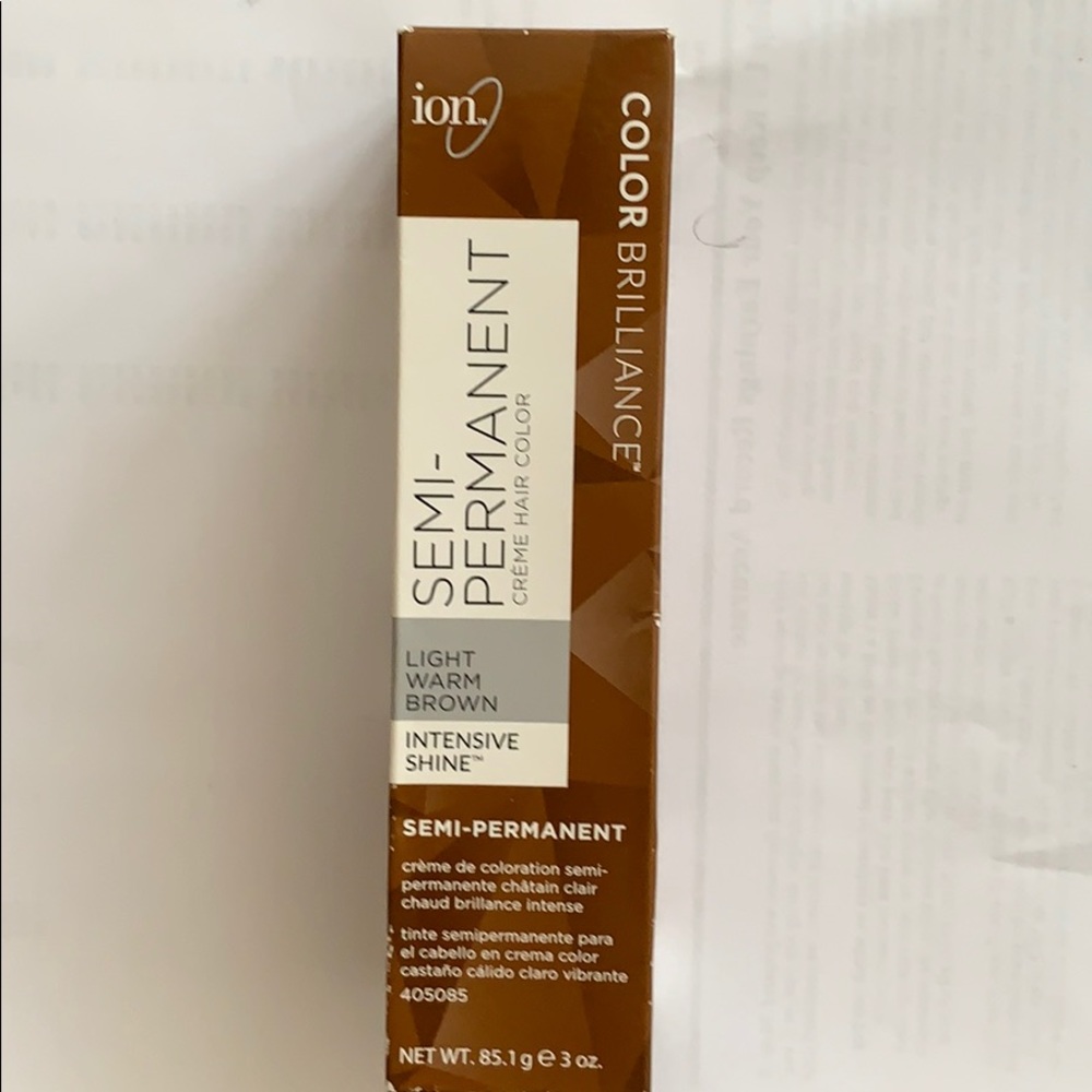 ION Light Warm Brown Semi-permanent hair color